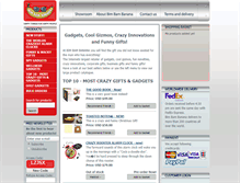 Tablet Screenshot of bimbambanana.com